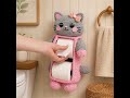 Amigurumi Bathroom Tissue Holder Crochet Pattern 🧶 | Easy Toilet Paper Holder DIY | PDF Pattern