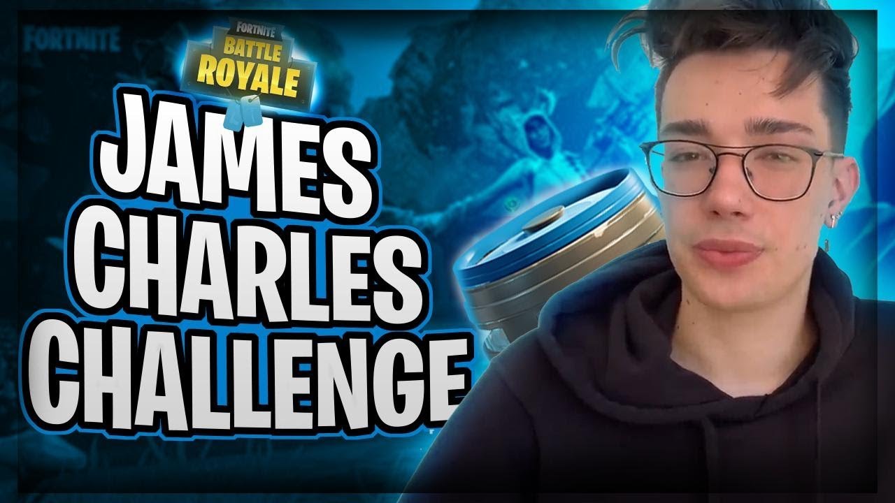 The James Charles Fortnite Challenge (Reacting to Cringy Fortnite