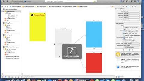 iOS Swift storyboard creating tabbar | Nimap Infotech - Tutorial 110