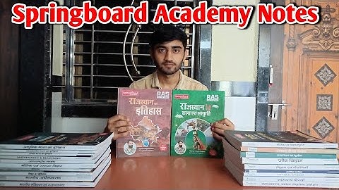 Springboard Notes | springboard Handwritten notes review | RAS pre notes springboard Academy 