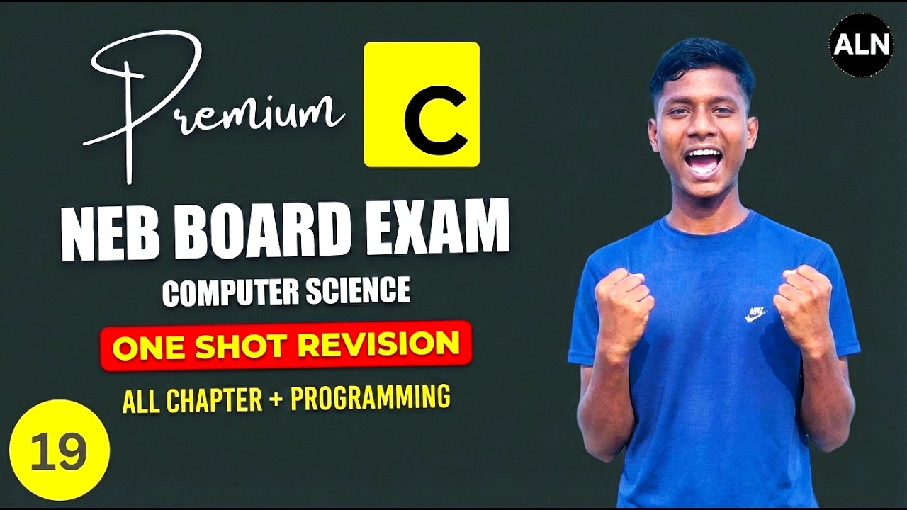 Class 12 Computer Science One Shot Revision | NEB Board Exam 2083 | Complete Syllabus