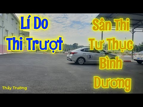 Video Những LÍ DO thi trượt sa hình hạng B2 sân thi TƯ THỤC... - youtube