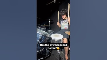 Has this ever happened to you? 🧐 Drummer Problems #drums #drummerproblems #fail #fails #oops