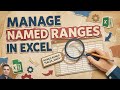 How to Manage Named Ranges in Excel ?