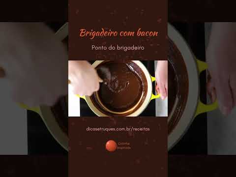 Brigadeiro com bacon