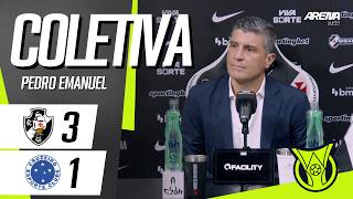 COLETIVA PEDRO EMANUEL | AO VIVO | Vasco x Cruzeiro - Brasileirão 2026