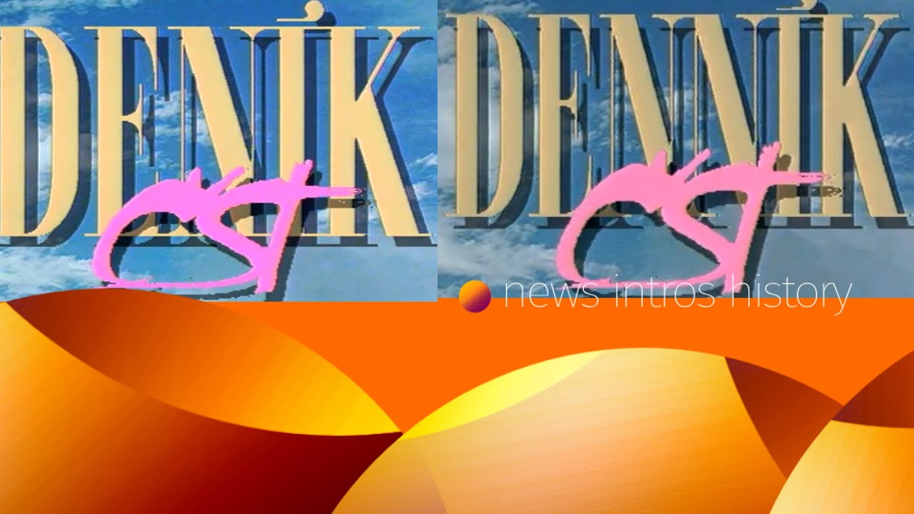 ČST Deník/Denník news intro history