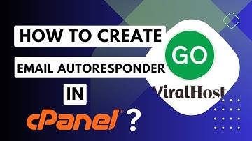 How to create or delete an E mail Autoresponder with GoViralHost
