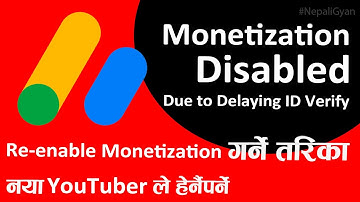 Monetization Disable Due to Identity Verification | Relation of ID Verification and Monetization