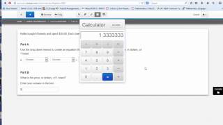 PARCC Math Question Tutorial calculator