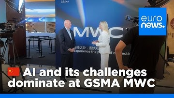 AI, future of 5G and tech sector challenges dominate at GSMA MWC Shanghai | euronews 🇬🇧
