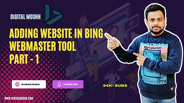 Adding Website in Bing Webmaster Tool | Bing Webmaster Tutorial | #1