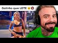 o GATINHO quer LEITE, disse ela | react MEMES