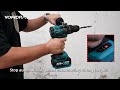 Taladro percutor eléctrico sin escobillas YOFIDRA 900N.M, 20+3 niveles