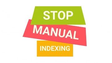 Stop Manual Indexing with ActiveXCHANGE