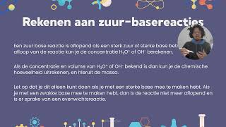 Scheikunde Vwo 5 Hoofdstuk 74 Rekenen Aan Aflopende Zuur-Basereacties