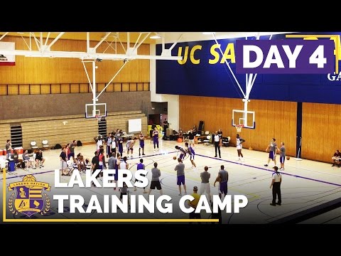 Lakers Training Camp: Day 4 (One-On-One & Three-Point Competition Footage)