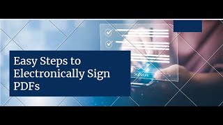 How to Sign PDF Electronically | Step-by-Step Guide