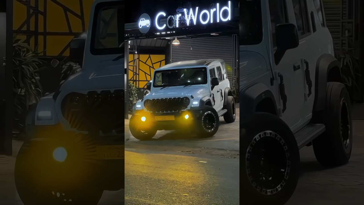 MAHINDRA THAR ROXX MODIFICATION  BASEMODEL TO MODIFIED VERSION 😍❤️❤️