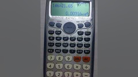 how to solve questions under significant figures using the Casio 991es plus calculator