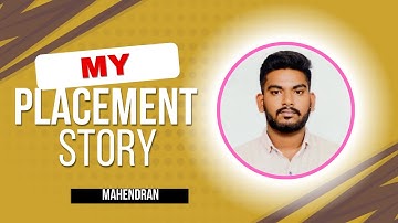 CONGRADULATION Mr Mahendran for getting placed as Test Engineer