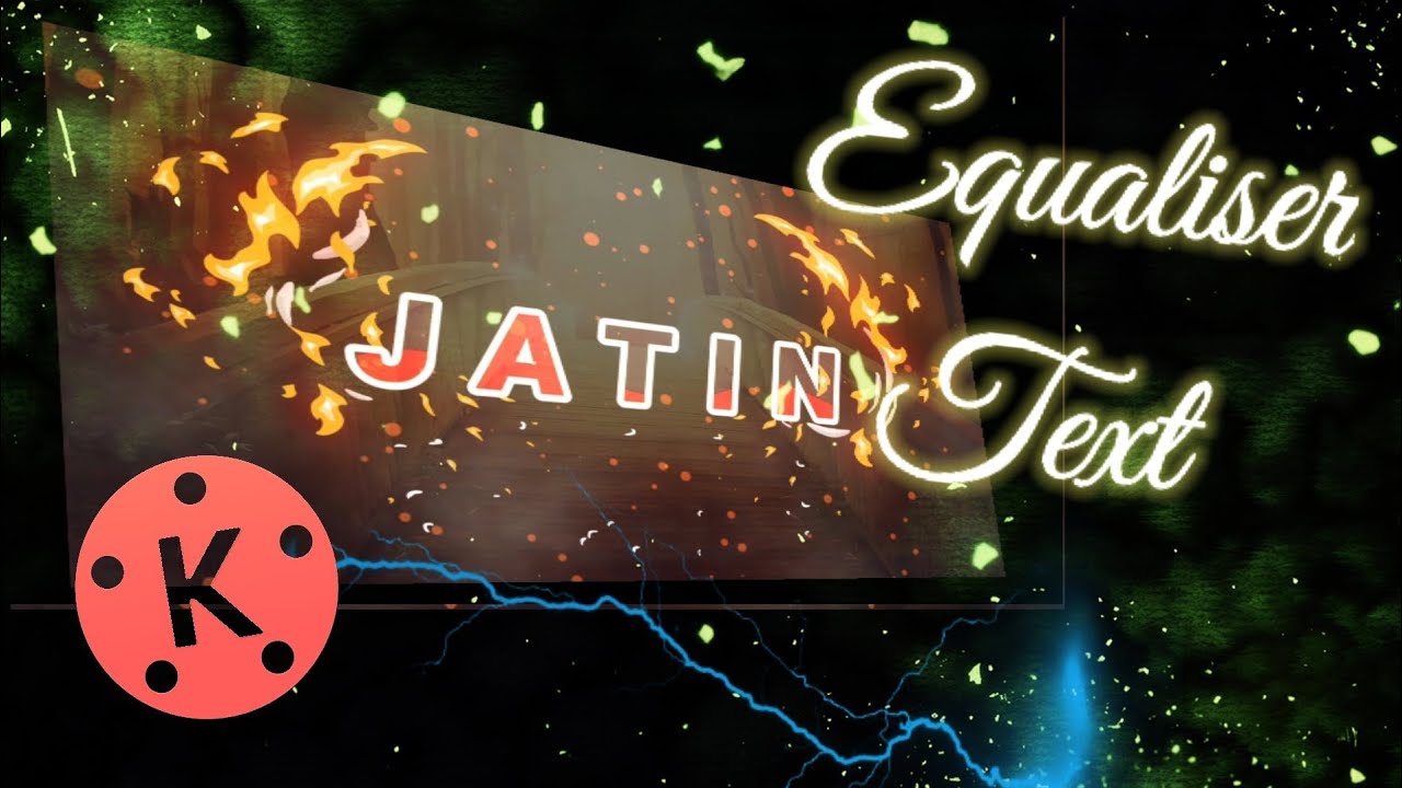 EQUALIZER TEXT IN KINEMASTER 🔥