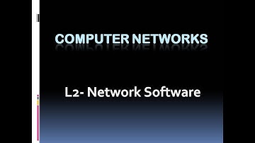 KTU BTech Computer Networks - L2 (KTU BTech CSE , CS306, CST286)