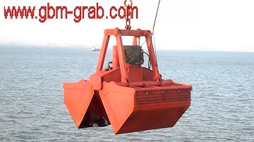 GBM operation of 28T electro-hydraulic clamshell grab