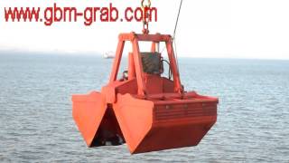 GBM operation of 28T electro-hydraulic clamshell grab