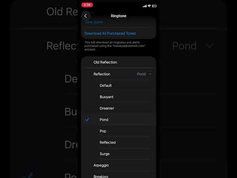 IOS 26 Reflection Ringtones