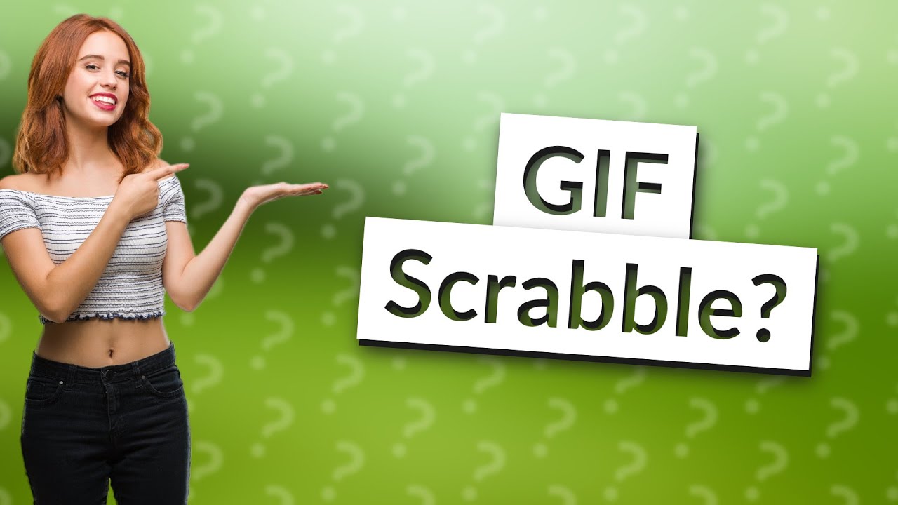 Is gif a word in scrabble? YouTube