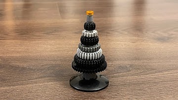 LEGO Technic Christmas Tree Tutorial (ASMR Version)