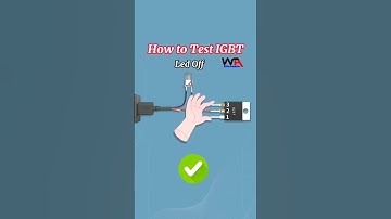 How to Test IGBT. Electronics Components. #3danimation #3delectronics #IGBT