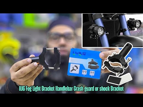 HJG Fog Light Bracket Handlebar Crash Guard or Shock Bracket #hjg #bracket #bikeaccessories #sale