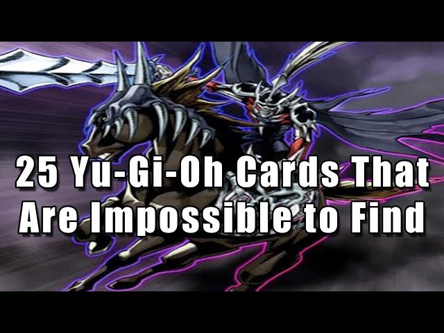 why are yugioh cards hard to find 25 Assorted Foil Rares Cards! All Foil Cards! These Are The Most Difficult
