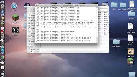 How to make a vanilla minecraft server (MAC OS X)