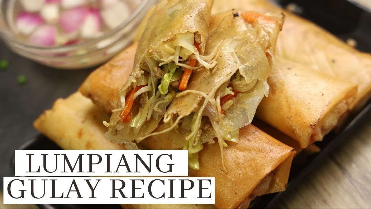 EASY LUMPIANG GULAY RECIPE ( Lumpiang Togue / Vegetable Lumpia ) YouTube