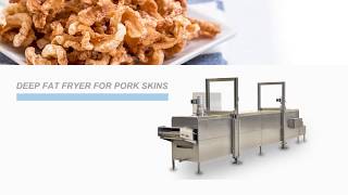 DEEP FAT FRYER FOR PORK SKINS / FRYING EQUIPMENT / Производство чипсов из свиной шкурки