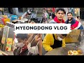 A Day at Myeongdong Street | Korean Nutella Dosa Special Ft.@Saurav Tanwar | Indians In Korea