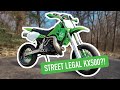 KX500 Street Legal Two-stroke Supermoto!?!