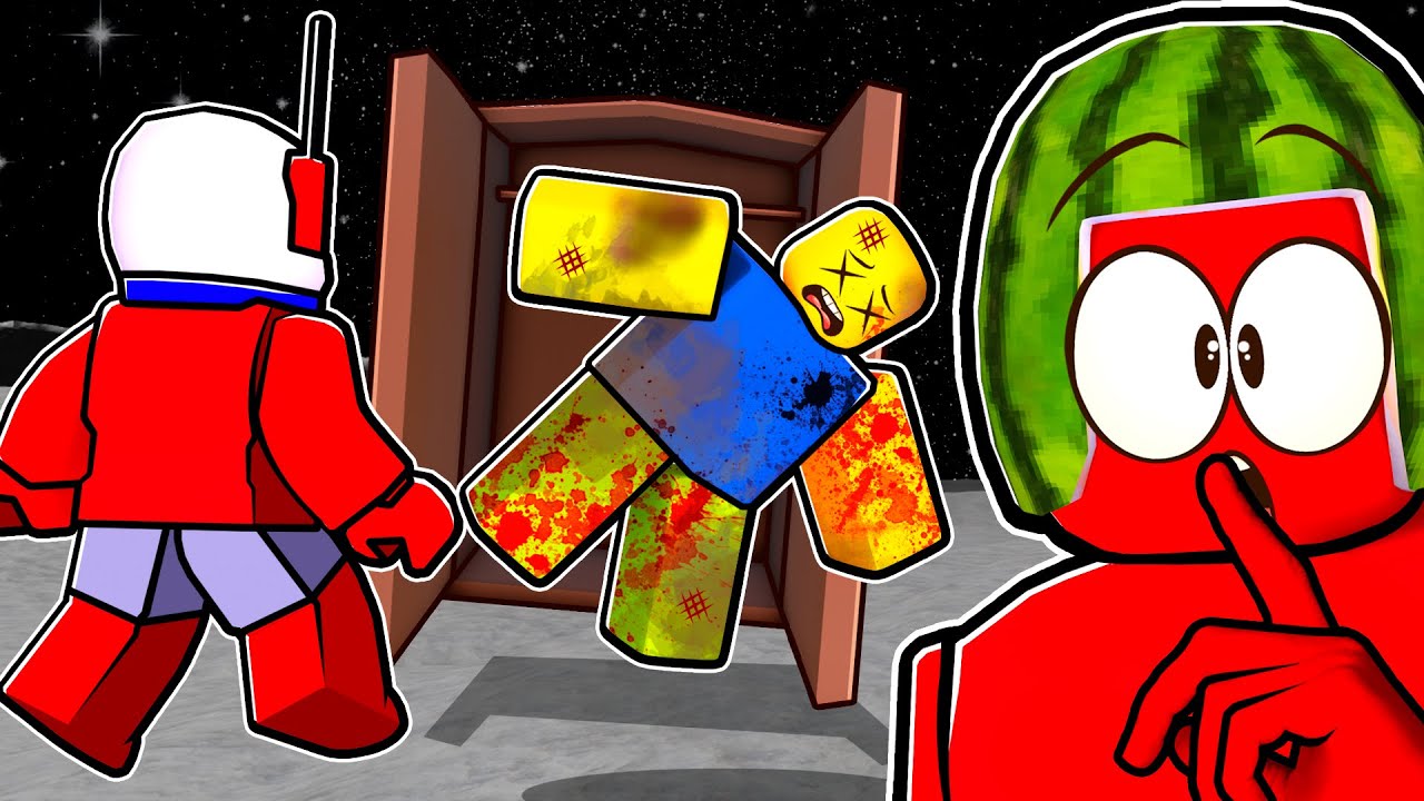 HIDE THE BODY On the MOON In Roblox
