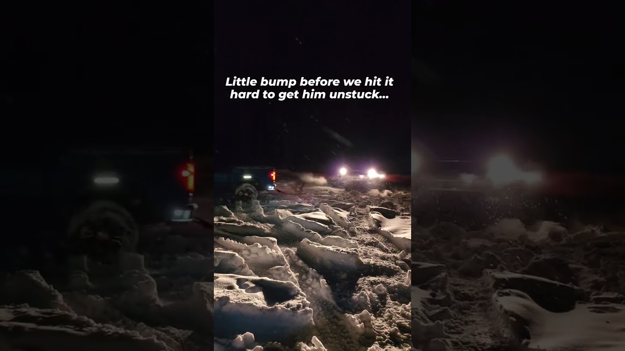 Do you think we'll get any snow this year to even go on recoveries?