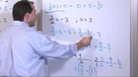 Variables and Expressions  - Pre-Algebra Tutor