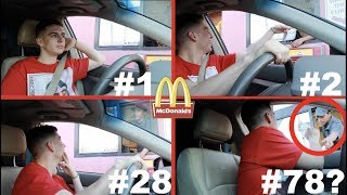 Driving Through The SAME McDonald's Drive Thru 100 Times... | Zach Clayton