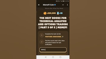 The Best Books for Technical Analysis and Options Trading | Part 5 of 5 | MemeFi