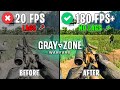 Boost fps fix lag and stutter in gray zone warfare best settings