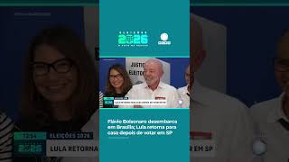 Flávio Bolsonaro and Lula prepare to follow the results #TheVoteOnRECORD #shorts