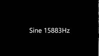 Sine 15883Hz Audio Only