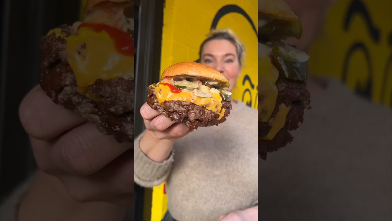 You could only choose ONE smash burger from K.O. BURGER in NYC’s Chinatown… GO! 💥🍔🥊 #DEVOURPOWER