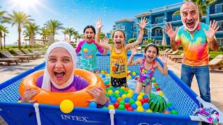 عملنا مسبح بالبيت ولكن بابا حاول يعرقل خططنا